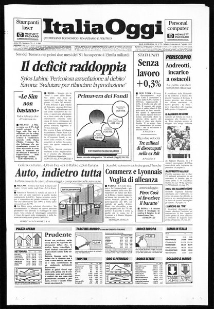 Italia oggi : quotidiano di economia finanza e politica